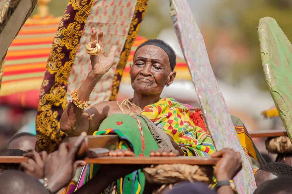 Image of Asantehemaa queenmother Nana Ama Konadu Yiadom III our current asantehemaa