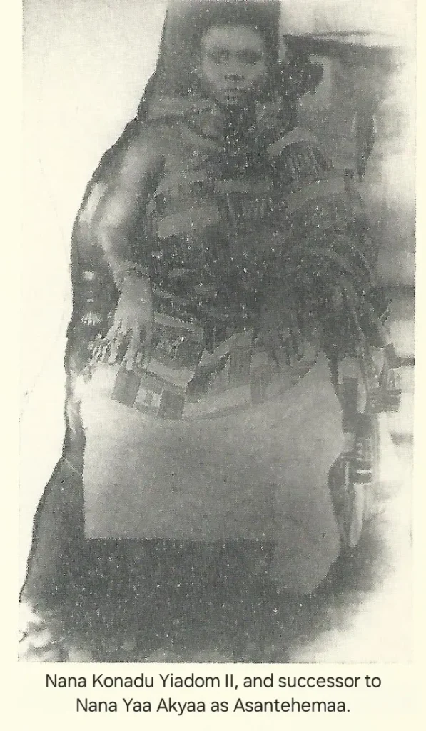 Image of queenmother Nana Konadu Yiadom II Asantehemaa
