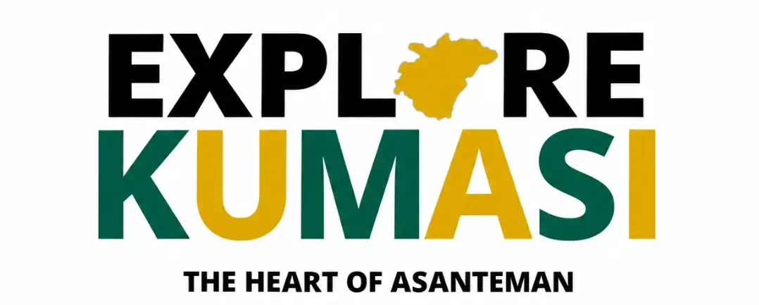 Explore Kumasi Logo visit kumasi, everyday kumasi, i love kumasi, asanteman, oseikrom, kumerica, garden city